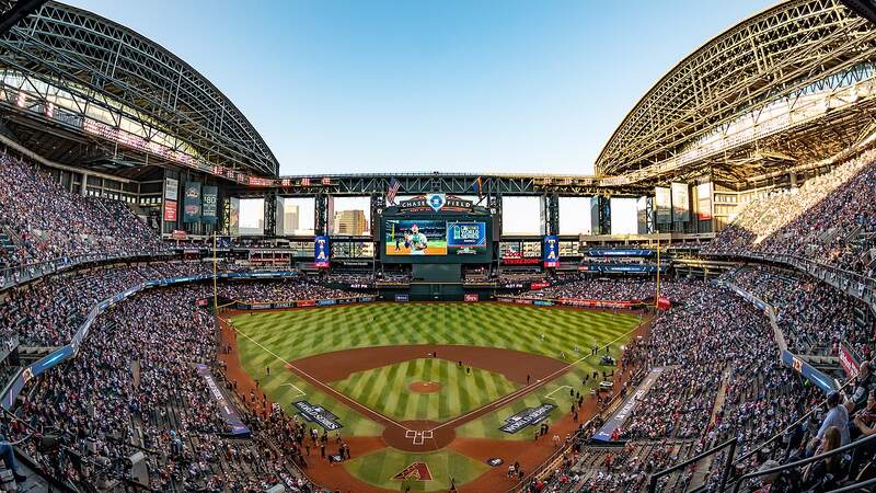 Chase Field, home of the Arizona Diamondbacks