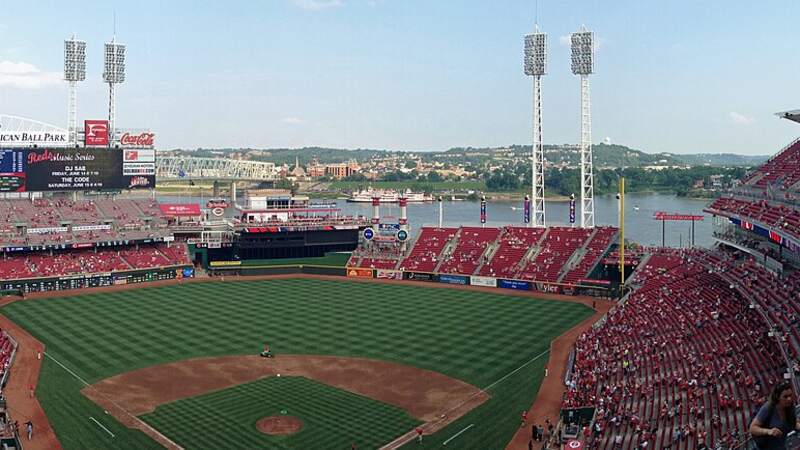 Great American Ball Park, home of the Cincinnati Reds