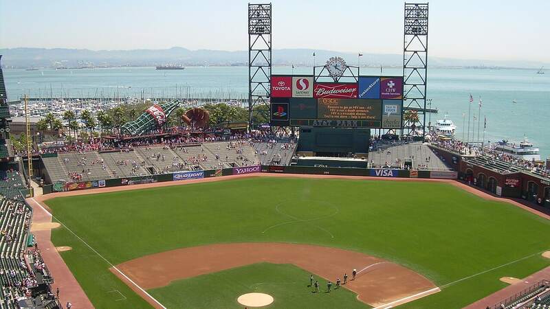 Oracle Park, home of the San Francisco Giants