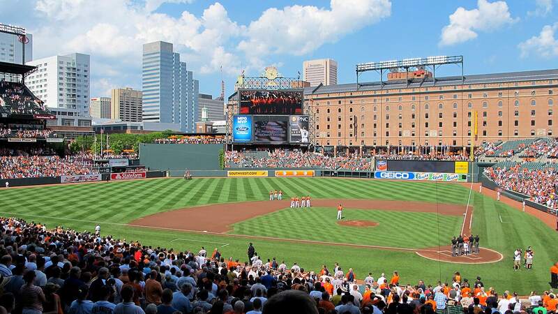 Oriole Park at Camden Yards, home of the Baltimore Orioles