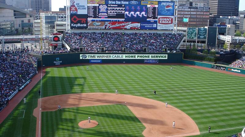 Progressive Field, home of the Cleveland Guardians
