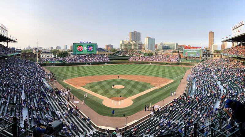 Wrigley Field, home of the Chicago Cubs