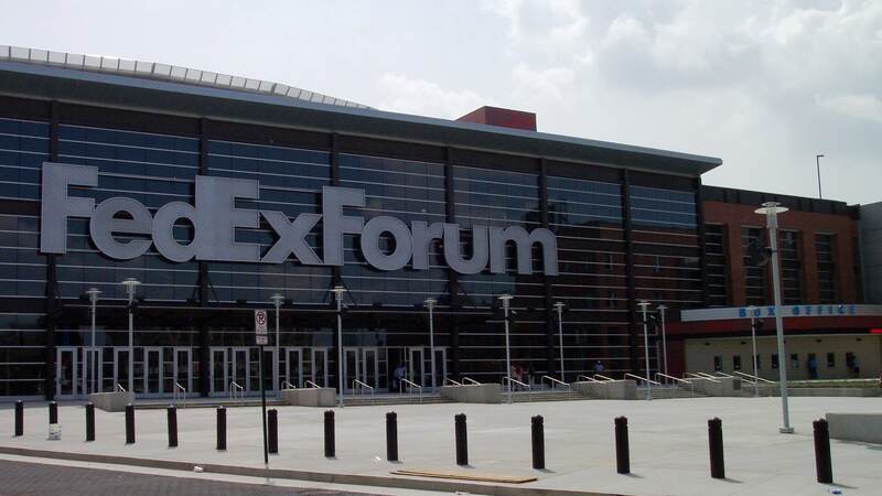 FedExForum, home arena of the Memphis Grizzlies