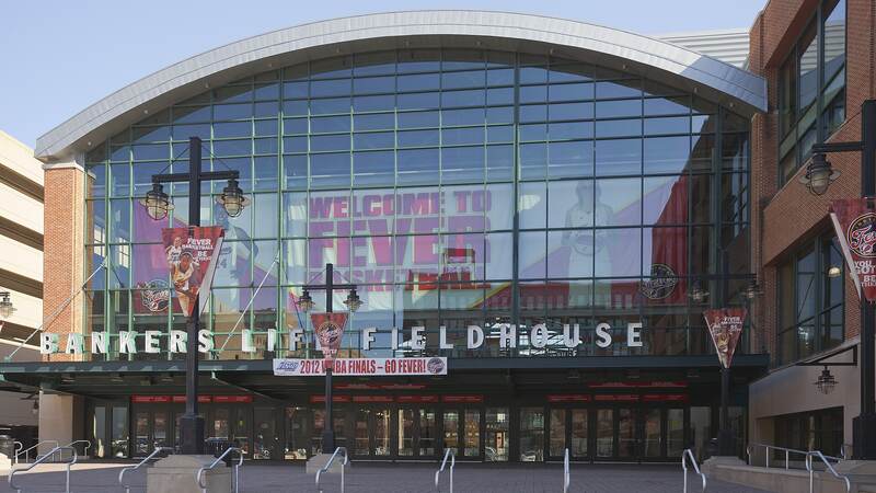 Gainbridge Fieldhouse, home arena of the Indiana Pacers