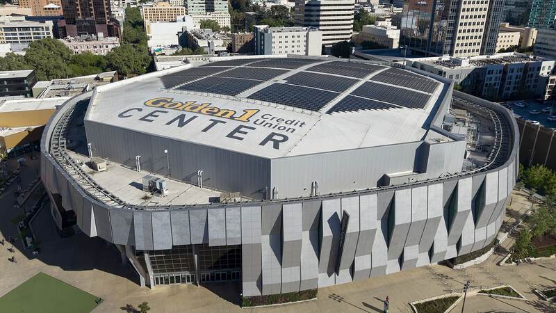 Golden 1 Center, home arena of the Sacramento Kings