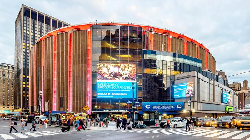 Madison Square Garden, home arena of the New York Knicks