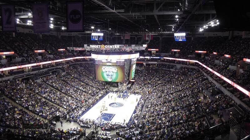 Target Center, home arena of the Minnesota Timberwolves