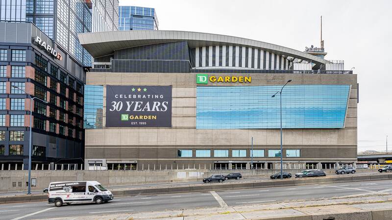 TD Garden, home arena of the Boston Celtics