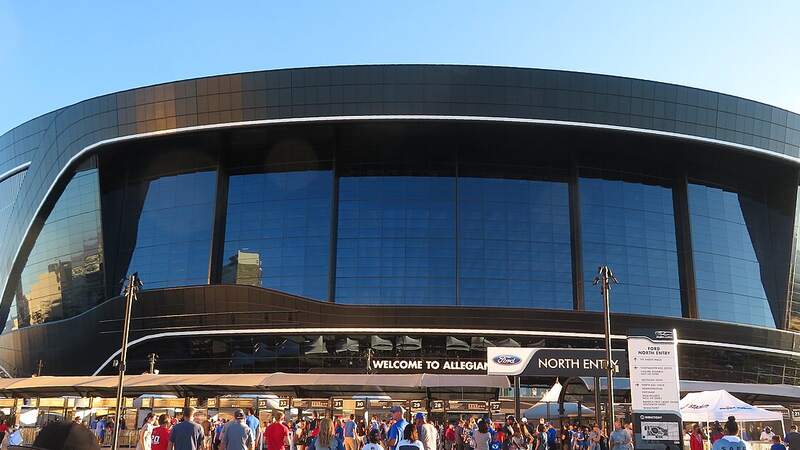 Allegiant Stadium, home of the Las Vegas Raiders