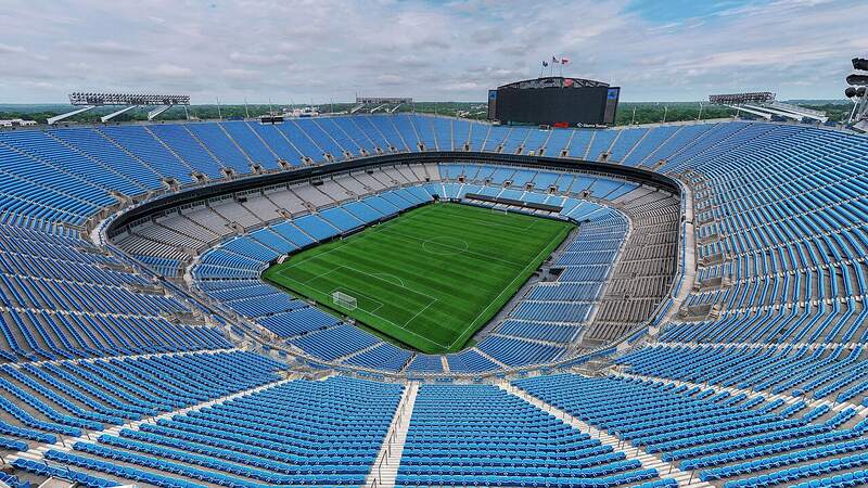 Bank of America Stadium, home of the Carolina Panthers