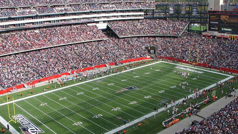 Gillette Stadium, home of the New England Patriots