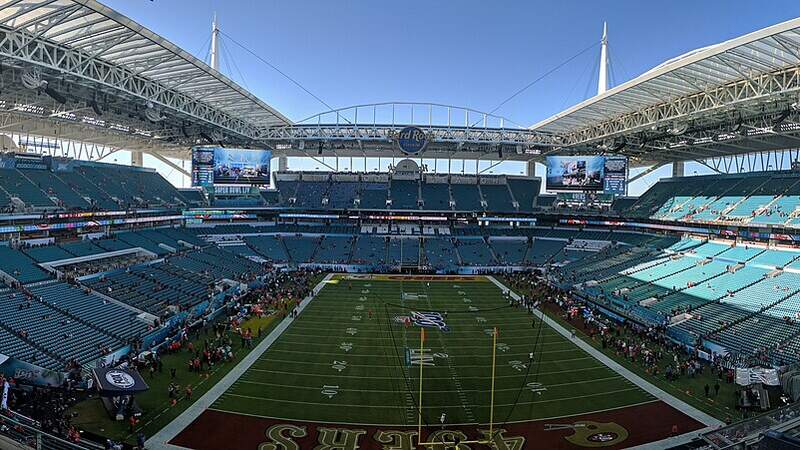 Hard Rock Stadium, home of the Miami Dolphins