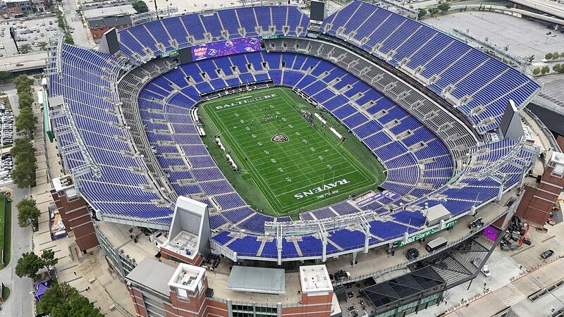 M&T Bank Stadium, home of the Baltimore Ravens