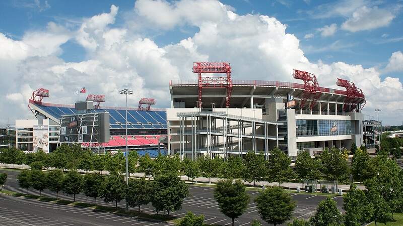 Nissan Stadium, home of the Tennessee Titans
