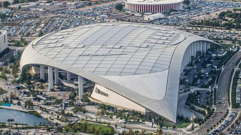 SoFi Stadium, home of the Los Angeles Rams